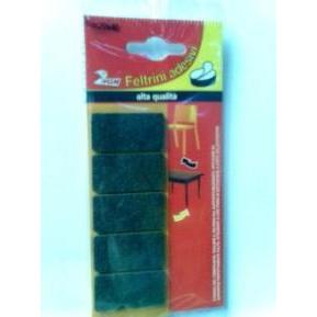 Feltrini Adesivi Mm.20x25 Marrone Rettan