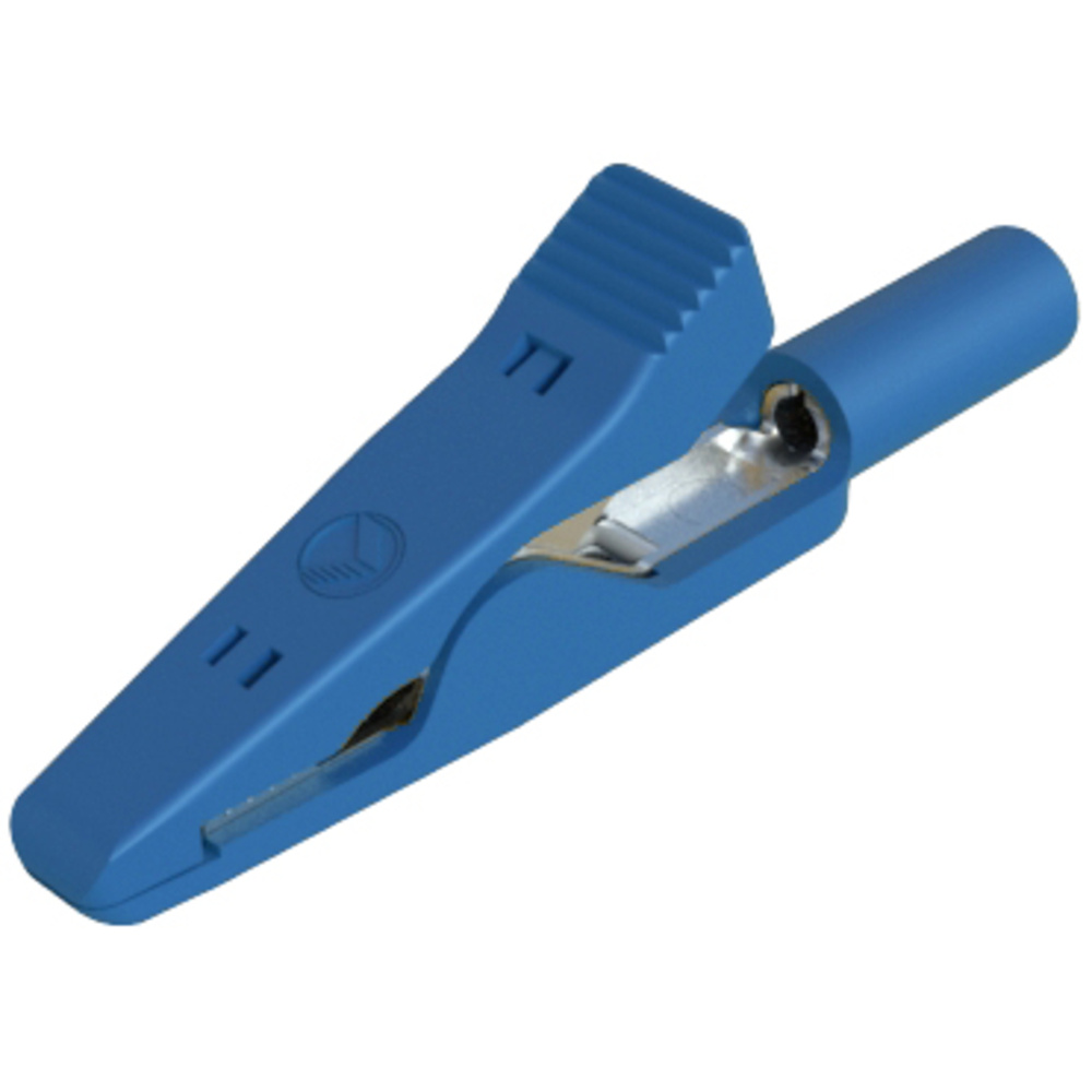 Sks Hirschmann Blau Ma 1 Miniatur-Abgreifklemme Klemmbereich Max.: 4 Mm Länge: 41.5 Mm 1 St.