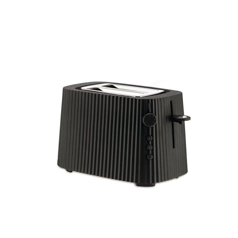 Alessi Schwarz Plisse Toaster 850W 2 Scheiben