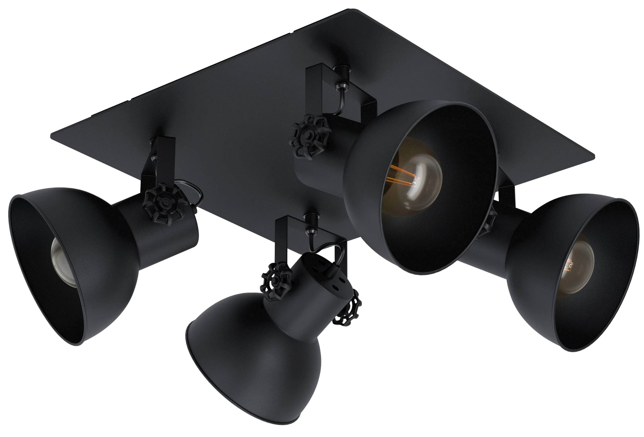 Eglo Schwarz Deckenleuchte 43434 Für 4 X E27, Max. 40 W - Bild 4