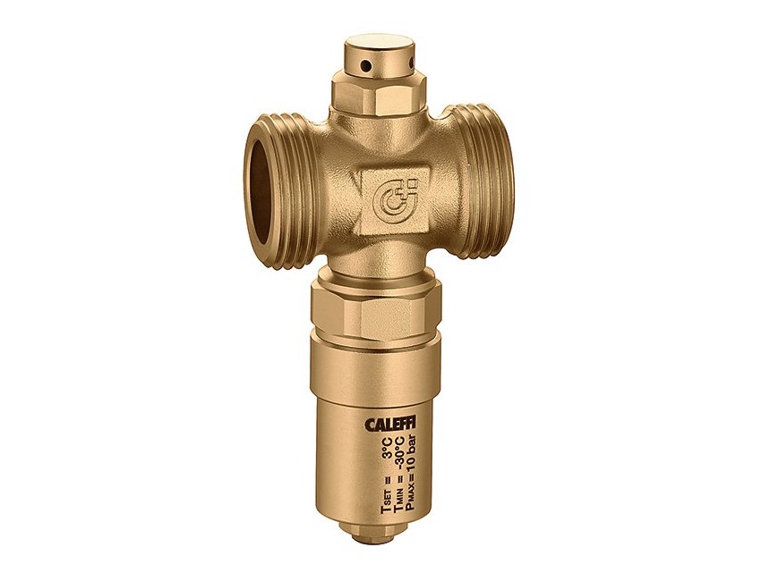 Caleffi Gelb Frostschutzventil Mit Messinggehäuse 108 Istop® 1"