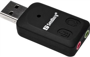 Sandberg Schwarz Usb-Soundkarte - Sound Link 133-33