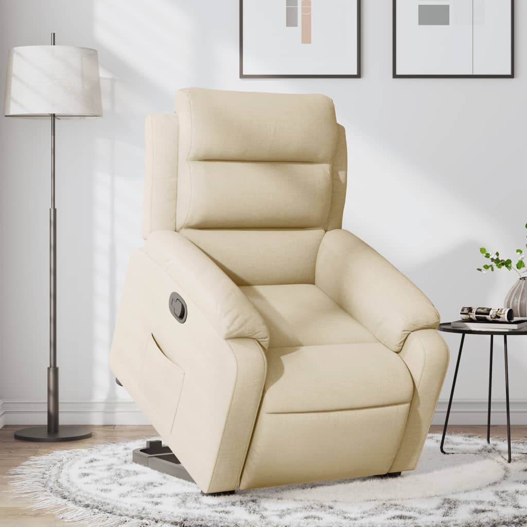 Vidaxl Beige Sessel, Olmisum (Manuelles Neigesystem Ohne Massage-Funktion) - Bild 3