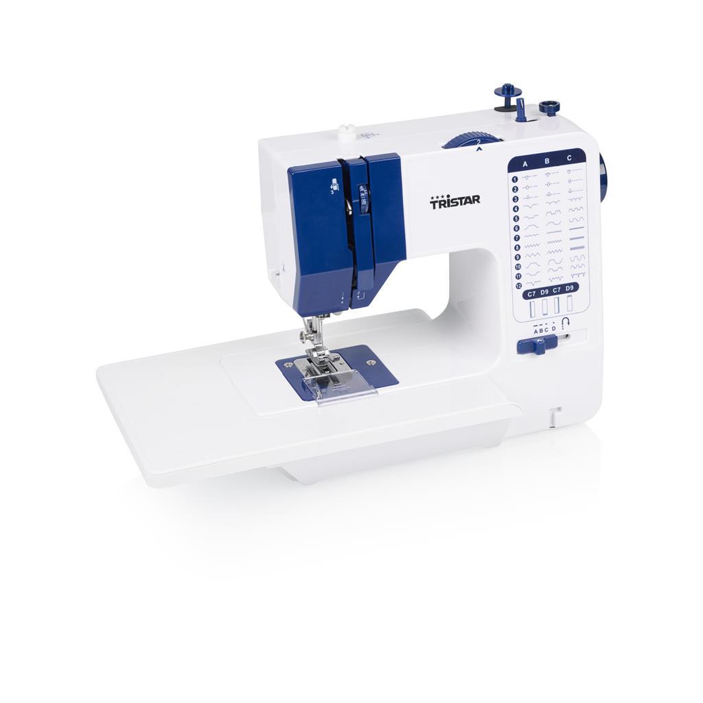 Nähmaschine Tristar Sm 6005 Weiß Blau 38 Stiche