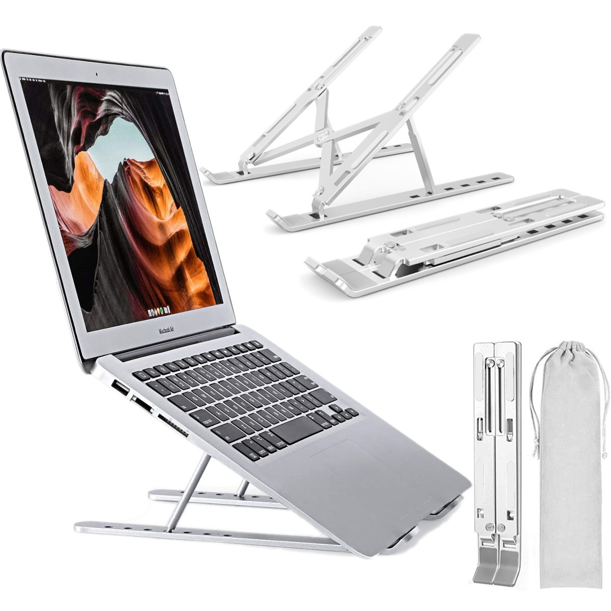 Oem Versilbert Mozos N3-Sv Ergonomischer Laptopständer