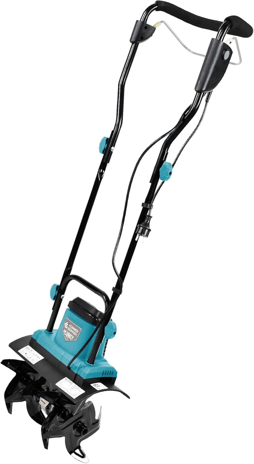 Könner & Söhnen Blau Ks 1000T E Elektro-Bodenhacke, Stake Metallfräsen 1000 W, 230 V