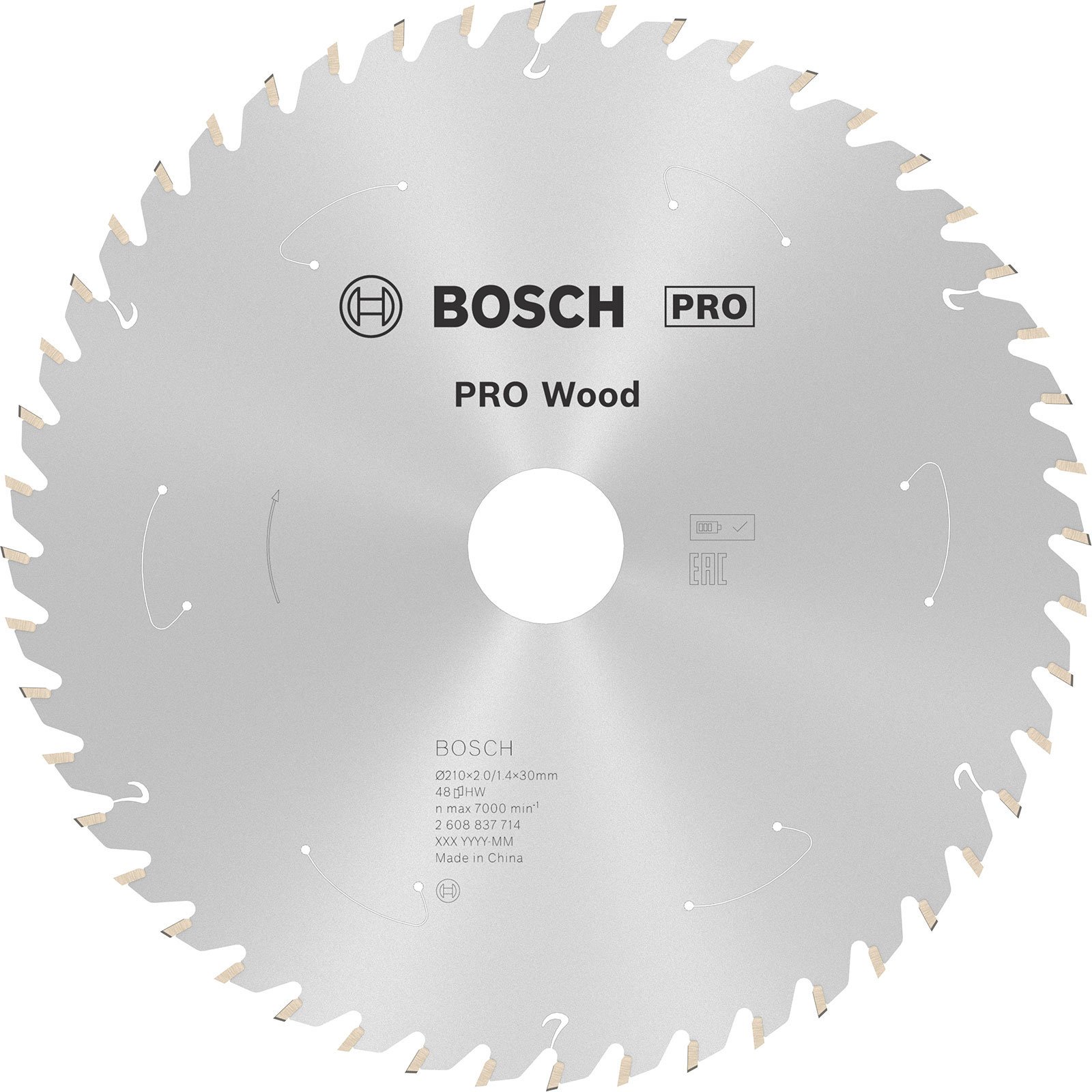 Lame de scie circulaire pour bois, Ø210 mm, 48 dents — photo de l’offre ManoMano