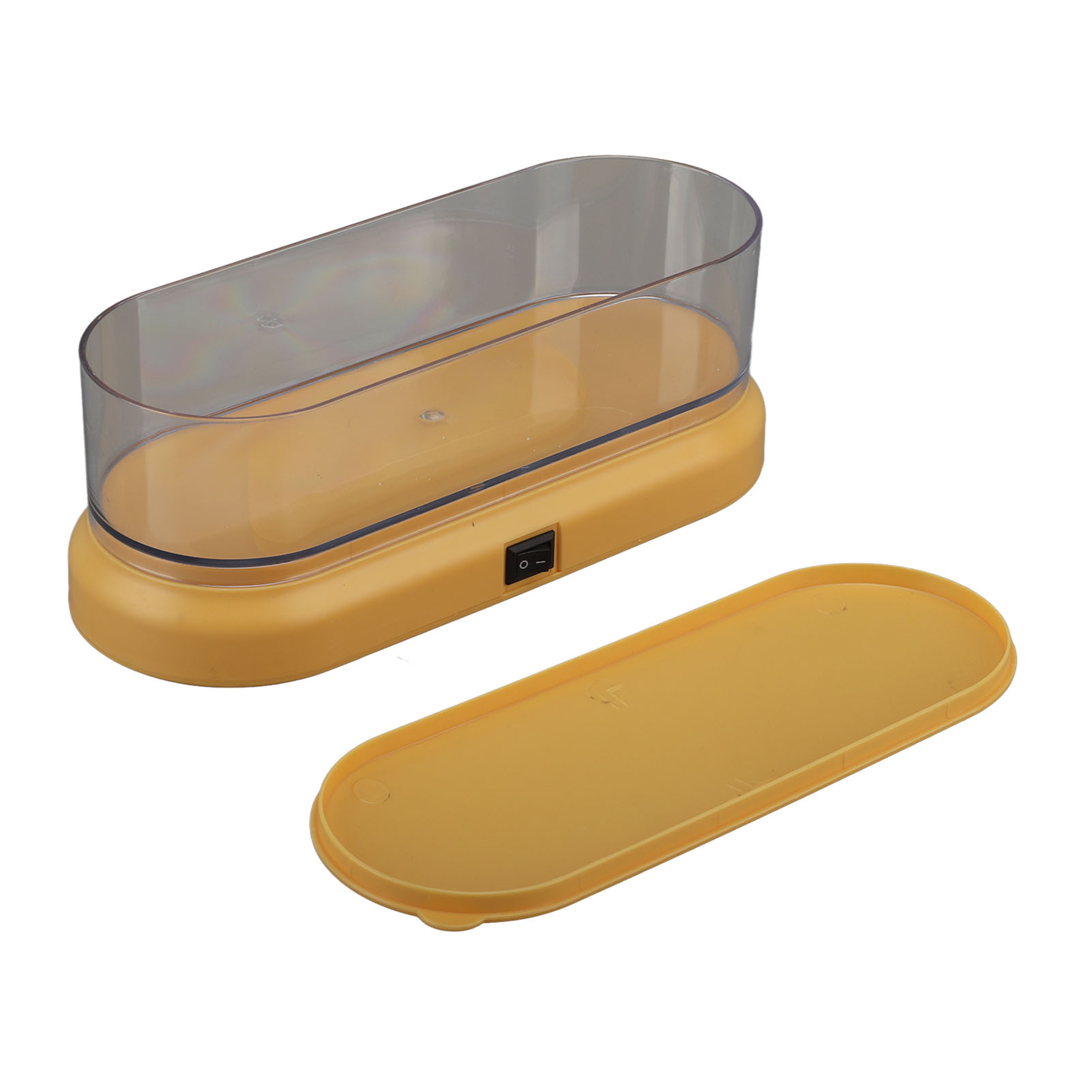 Nettoyeur à ultrasons portable LEDE, bruit réduit, plastique PP, 2 piles AAA, lot de 2
