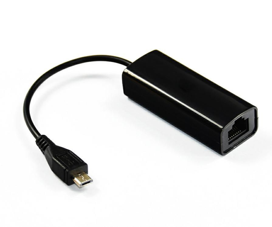 Microconnect Schwarz Micro-Usb – Rj-45