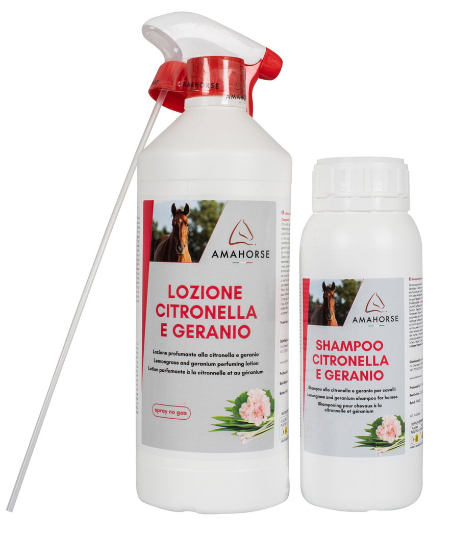 Anti-insekten-kit Citronella Und Geranien Lotion 1000 Ml Und Citronella Shampoo 500 Ml - Bild 3