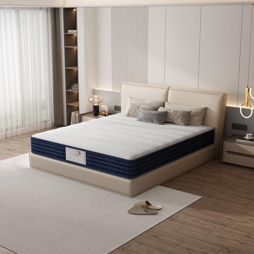 Teeno – Matelas Ressorts 160x200x22cm – Mousse Polyuréthane – 2cm