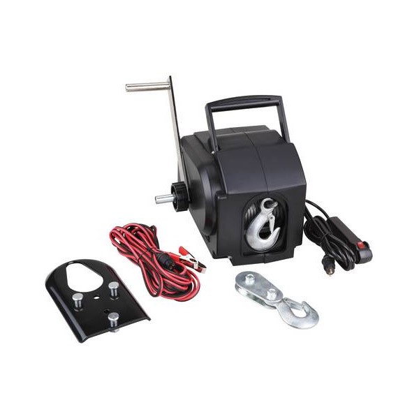 Güde Schwarz Silberfarben Seilwinde "1200/ 12 Volt" von Baur - Image 4