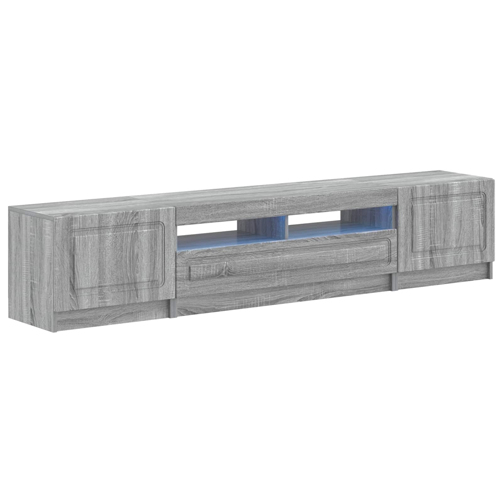 Vidaxl Grau Tv Möbel, Tv-Schrank (35 X 198 X 40 Cm) - Image 2
