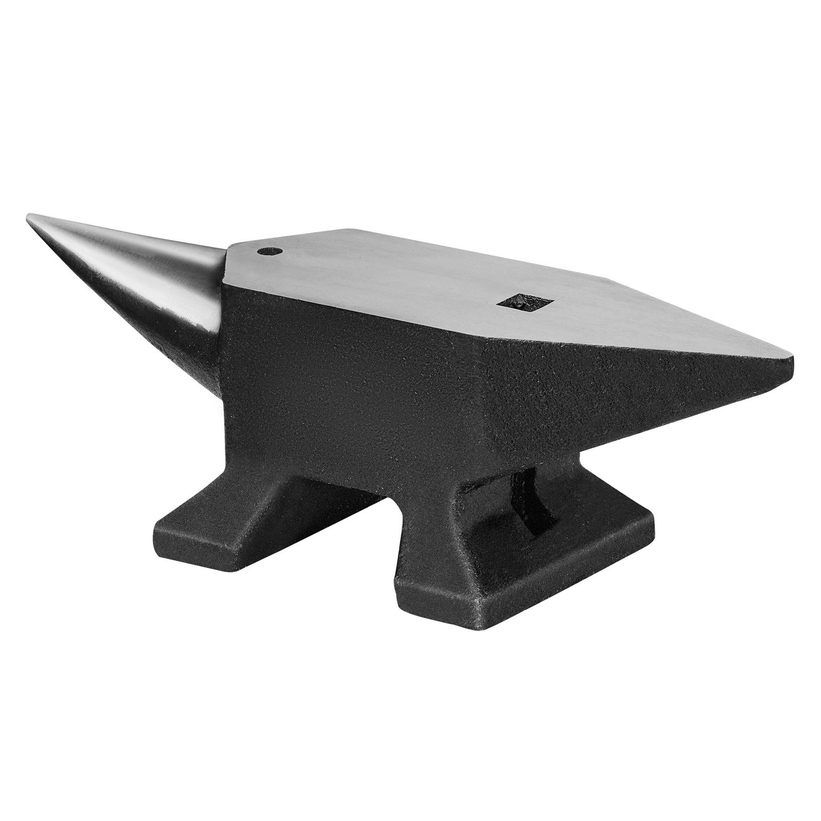 Enclume à corne unique en acier moulé, dureté 50 HRC, 10 kg, base stable à boulonner