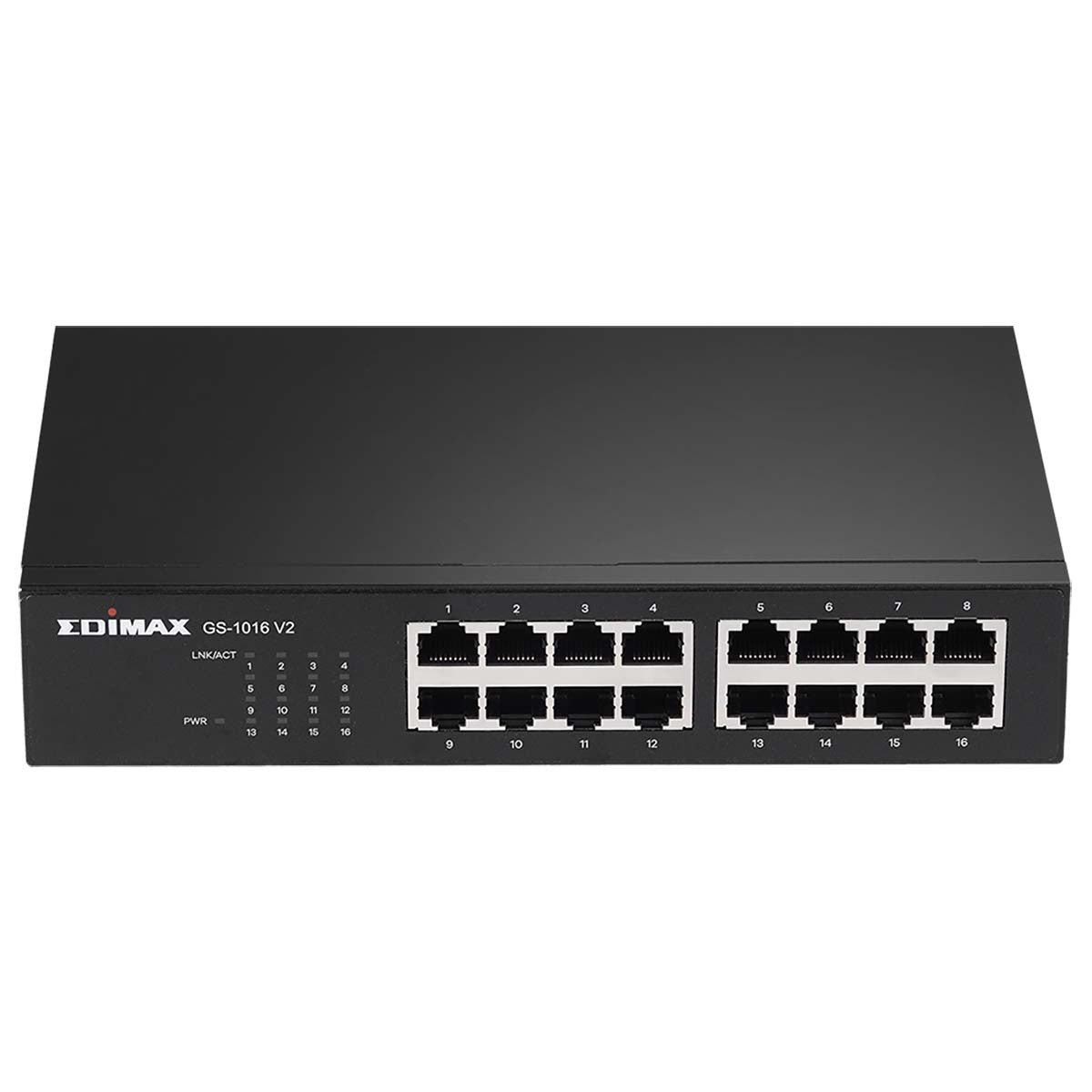 edimax Switch GS-1016 V2 16 Port (16 Ports), Netzwerk Switch, Schwarz - Bild 4