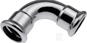 Vsh Xpress C-Stahl Bogen 90° I/I 76,1 Typ C1408, 6208004