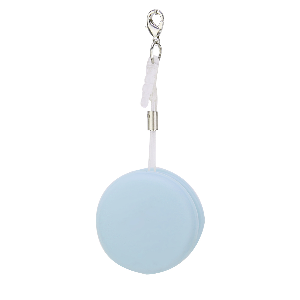 Nettoyeur d'écran en silicone lavable avec brosse et chiffon microfibre, bleu, 3,5 x 1,6 cm
