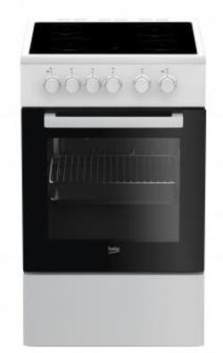 Beko Weiss/Schwarz Fss57000gw, Backofen + Herd Freistehend, - Image 5