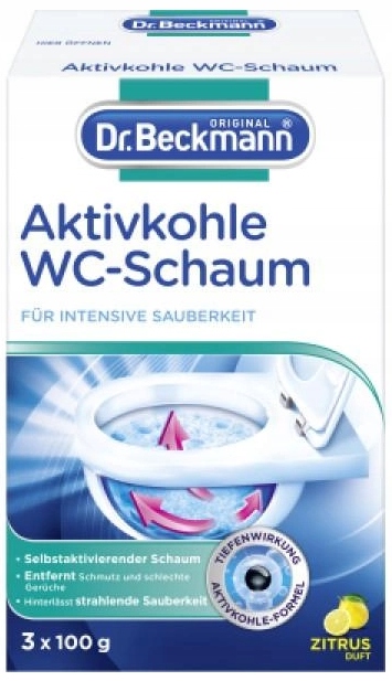 Dr. Beckmann Aktivkohle Wc-Schaum 3 X 100 G - Image 3