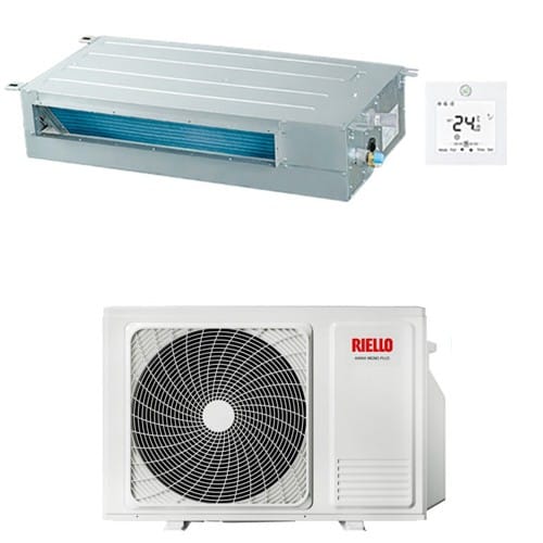 Climatizzatore Condizionatore Riello Canalizzato Aaria Mono Plus I-amd 9000 Btu Amd 25 Pai 20200993 Inverter R32 Classe A++/a+