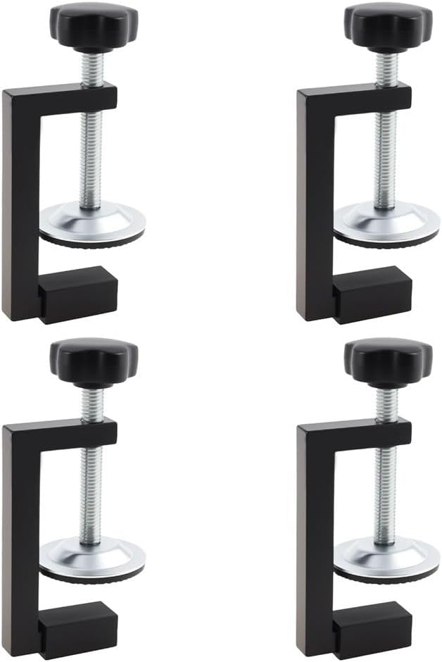 Serre-joints en G en alliage d'aluminium, plage de serrage 10 à 57 mm, lot de 4