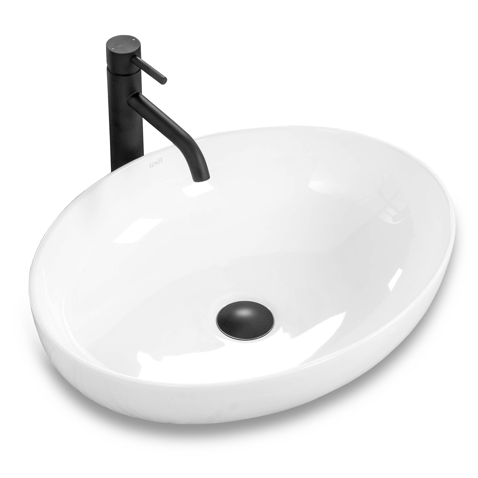 Rea Weiß - Aufsatzwaschbecken Carola Slim