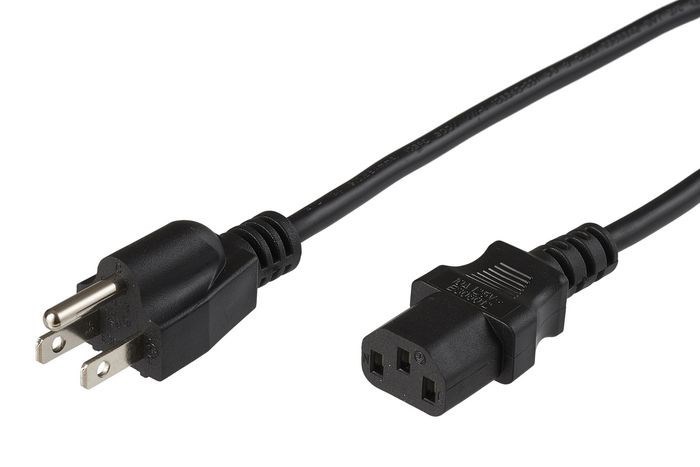 Microconnect Schwarz -Stromkabel C5-C14 1 M - Bild 3