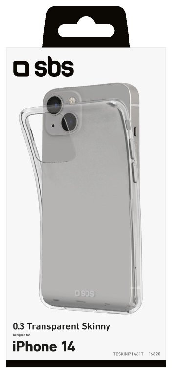 SBS Skinny Cover (Apple iPhone 14), Smartphone Hülle, Transparent - Bild 3