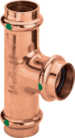 Viega Kupfer - Profipress T-Stück 15-12-12, Mit Sc-Contur Model 2418 3291907