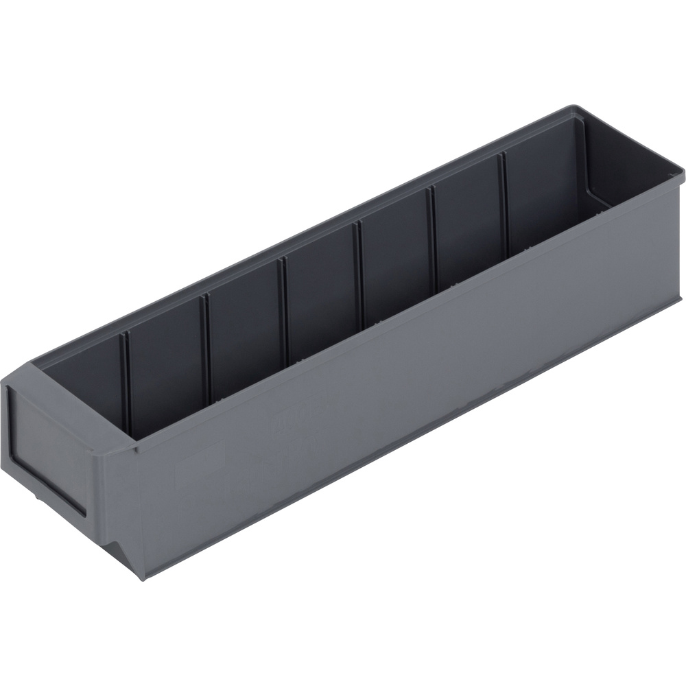 66029 Sichtlagerkasten (l X B X H) 400 X 91 X 81 Mm Dunkelgrau 1 St. - Alutec