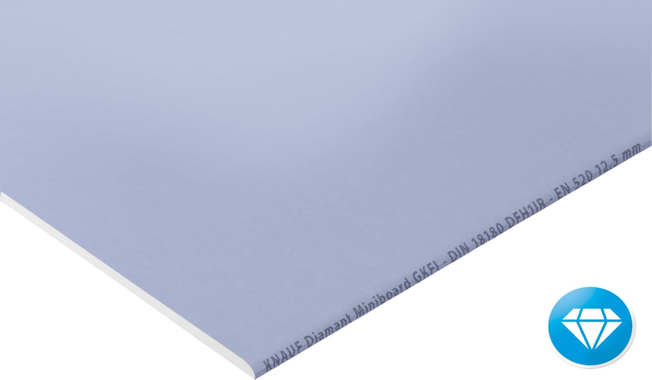 Knauf Gipskarton-Diamantplatte GKFI 120 x 60 cm 12,5 mm - Image 2
