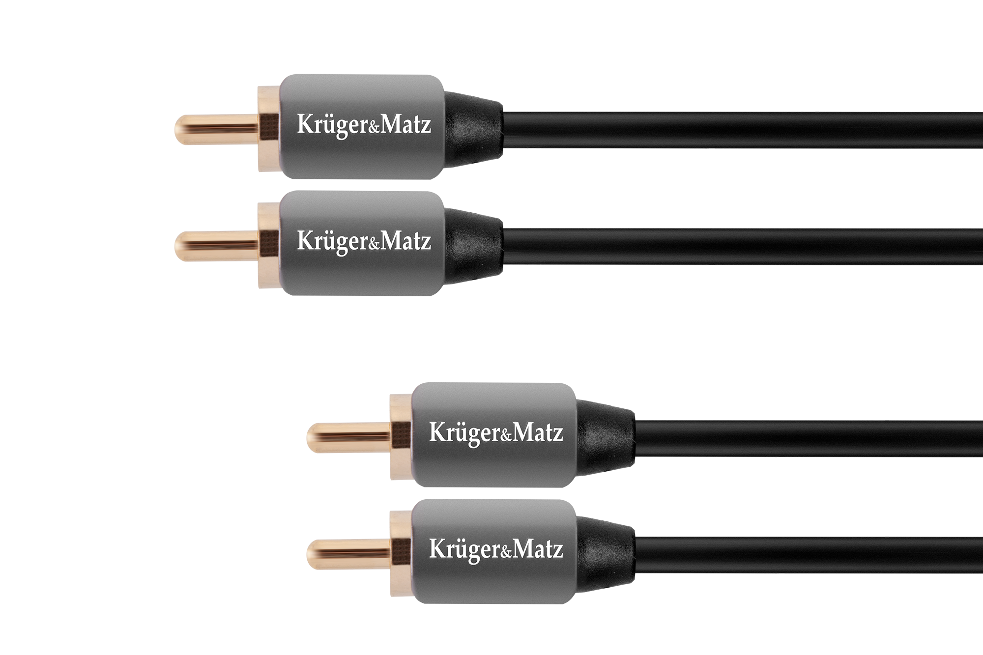 Tresice France Schwarz Kruger&Matz Rca-Kabel