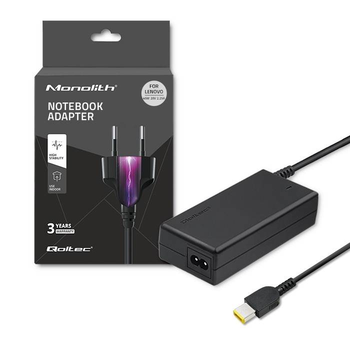 Qoltec - Netzadapter - AC 100-240 V - 45 Watt - für Lenovo - Bild 5