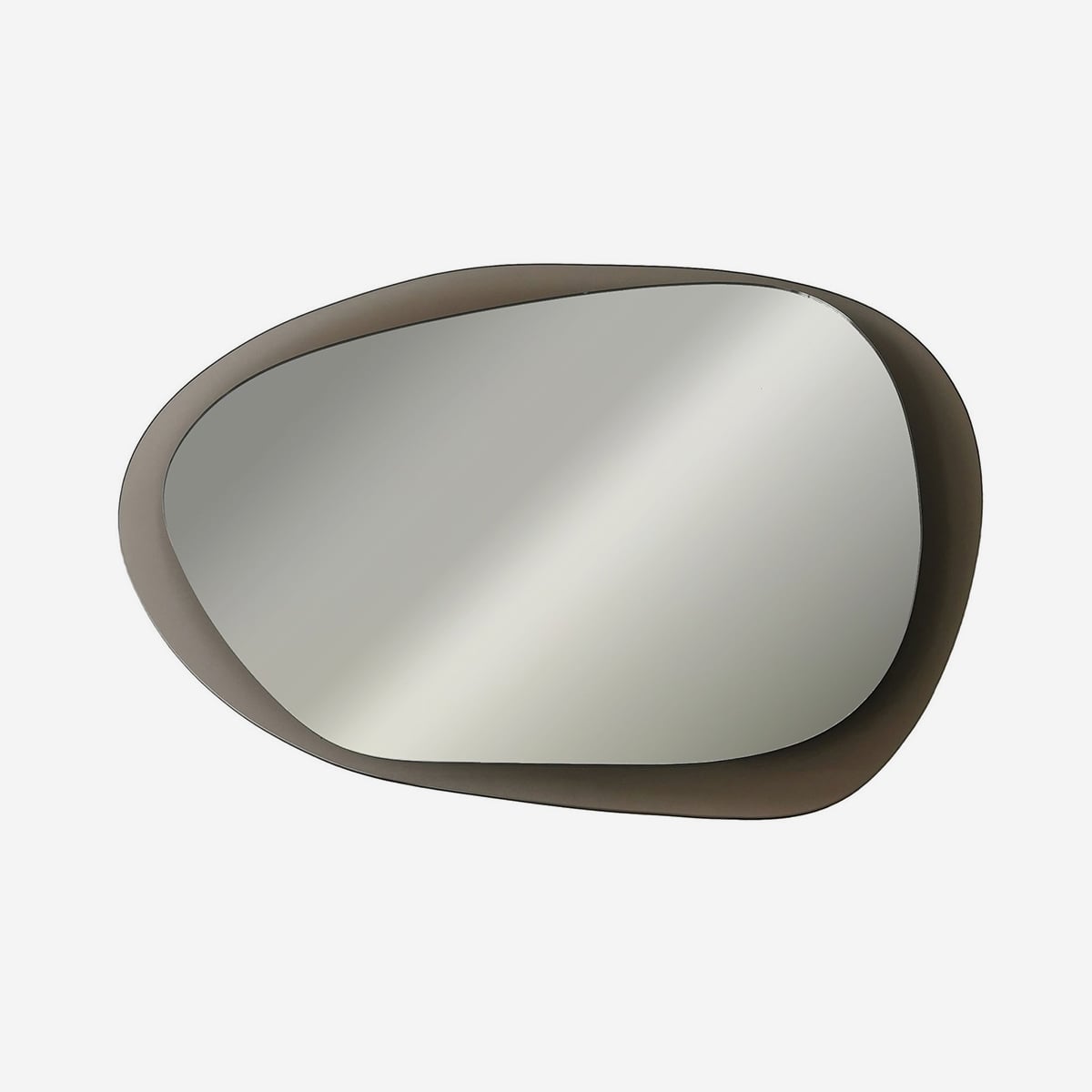 Nordvärk Aqua Wandspiegel, Organisch – Spiegelglas Und Bronzeglas (55X75) Für Wohnzimmer - Bild 4