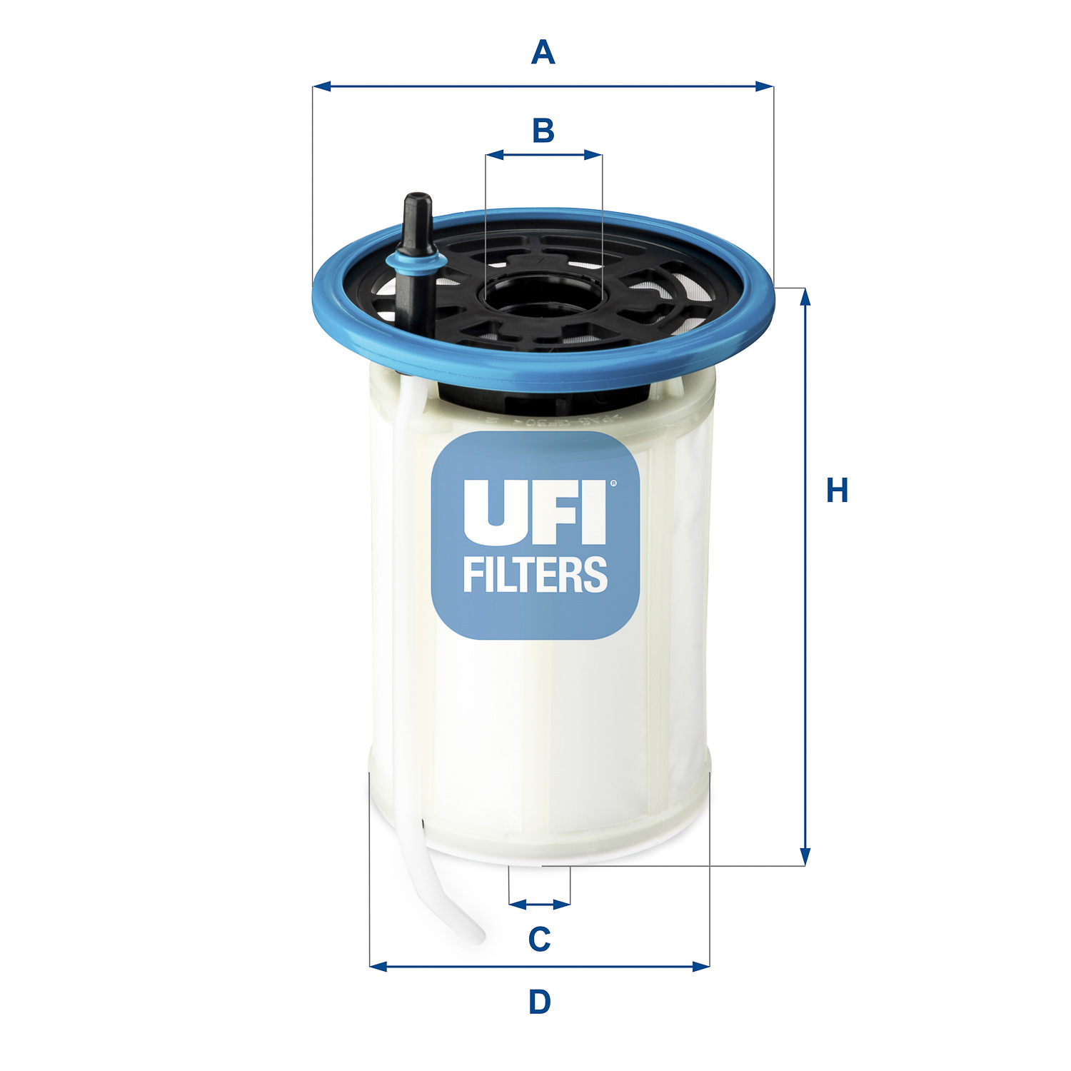 Oem Ufi 26.H2o.00 Ufi Kraftstofffilter