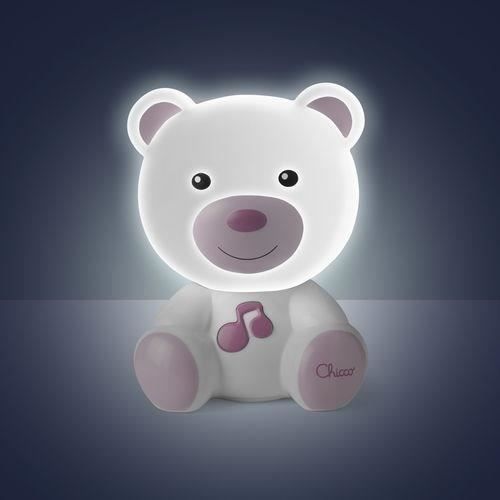 Chicco Rosa Lampe Nachtlicht Dreamlight Bär Design 16.5 Cm - Bild 6