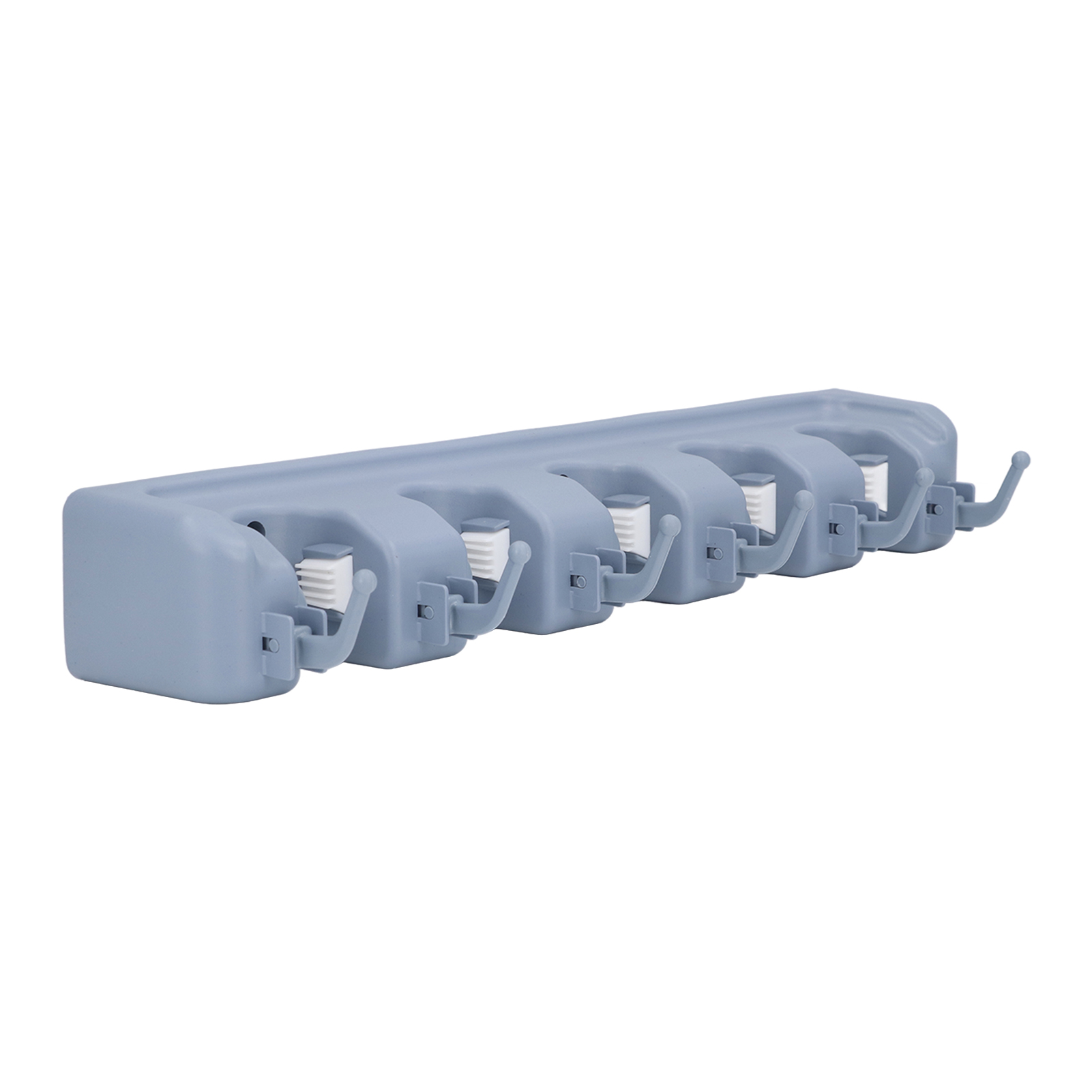 Support mural porte-balai et serpillière en plastique et silicone, avec égouttoir, 12 accessoires