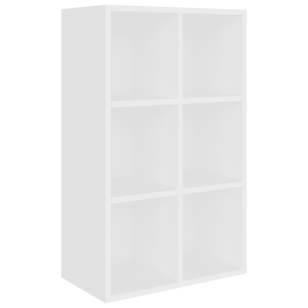 Book Cabinet/sideboard White 66x30x98 Cm Engineered Wood Vidaxl