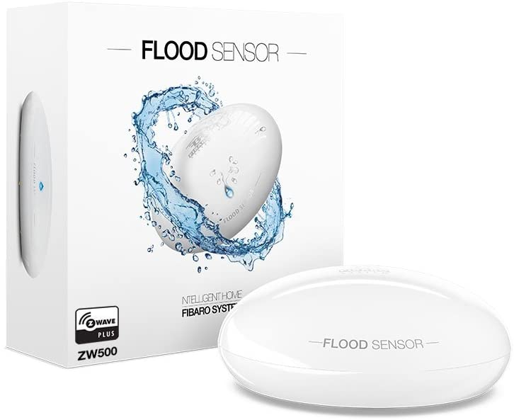Fibaro Fgfs-101 Zw5 Überschwemmungssensor Weiß Kompakt 5902020528357
