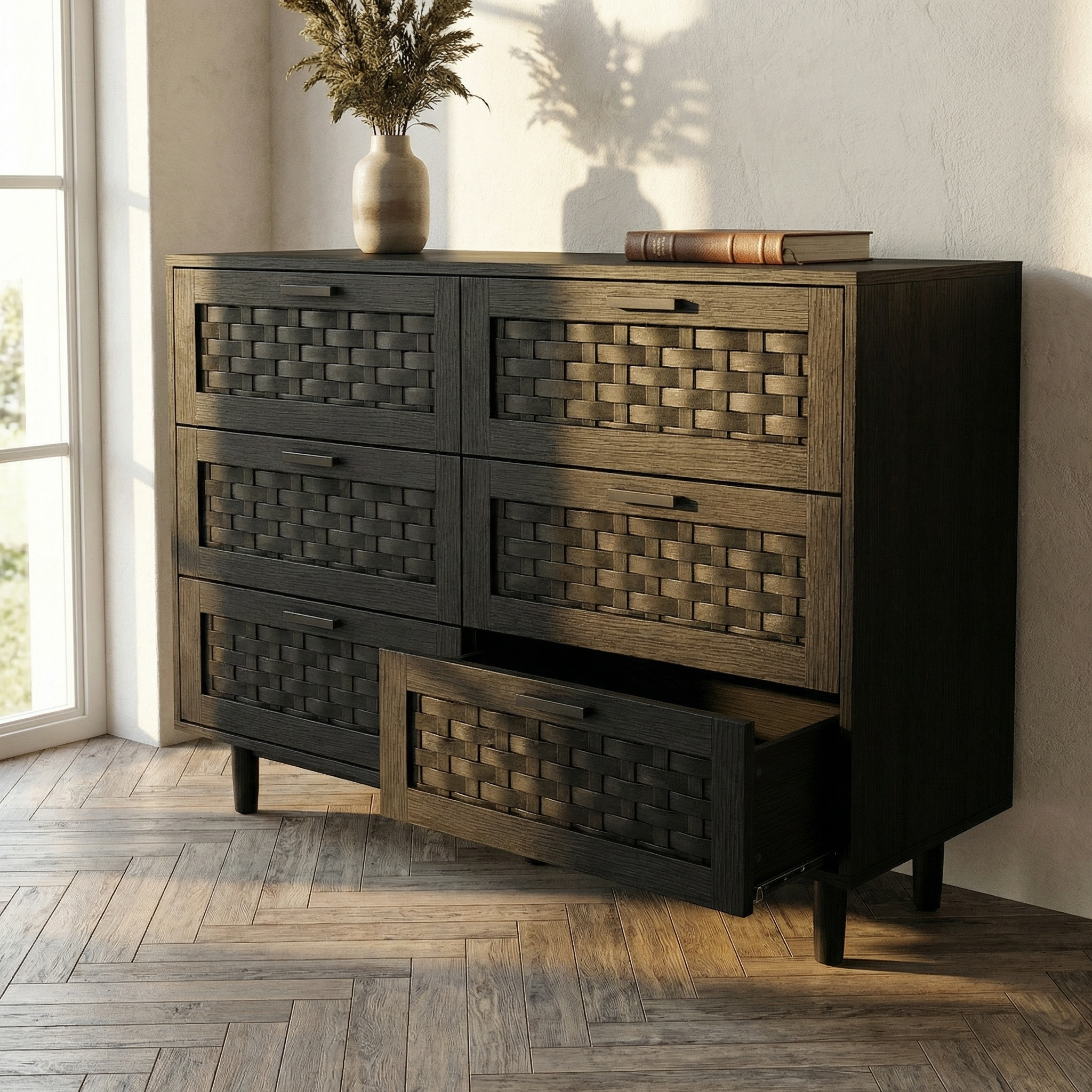 Commode 6 Tiroirs, Commode Chambre