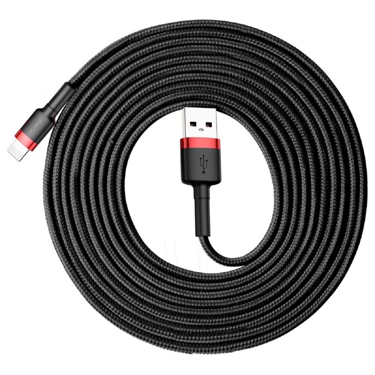 Baseus Cafule Cable USB Lightning 2A 3m BlackRed - Bild 5