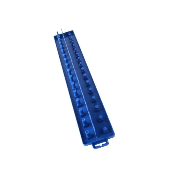Plateau de rangement pour douilles 1/2" en polypropylène, bleu, AQUAFORGE