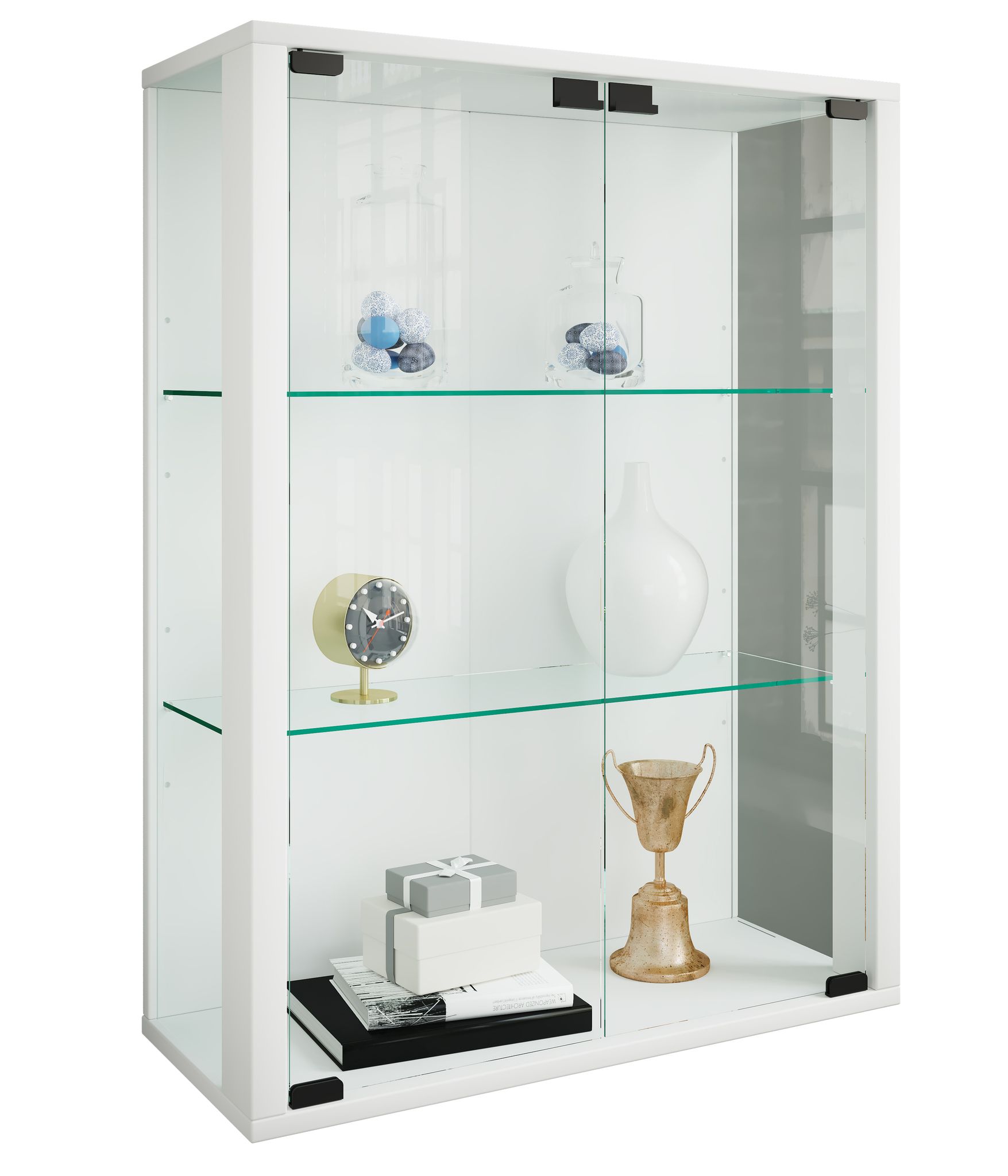 Vcm Weiss Vitrine + Buffetschrank, Udina (60 X 25 X 80 Cm) - Image 7
