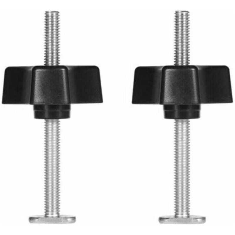 Pince à rainure en T pour rail T-slot, fixation rapide bois, 2 vis T + 2 écrous à bouton