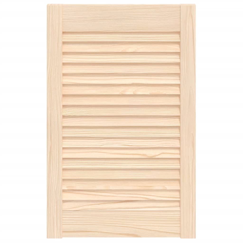 Cabinet Door Louvred Design 61.5x39.4 Cm Solid Wood Pine Vidaxl