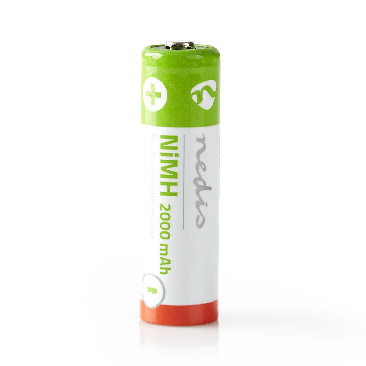 Nedis Wiederaufladbare Ni Mh Batterien Aa 12 V Dc 2000 Mah 4 Blister - Bild 4