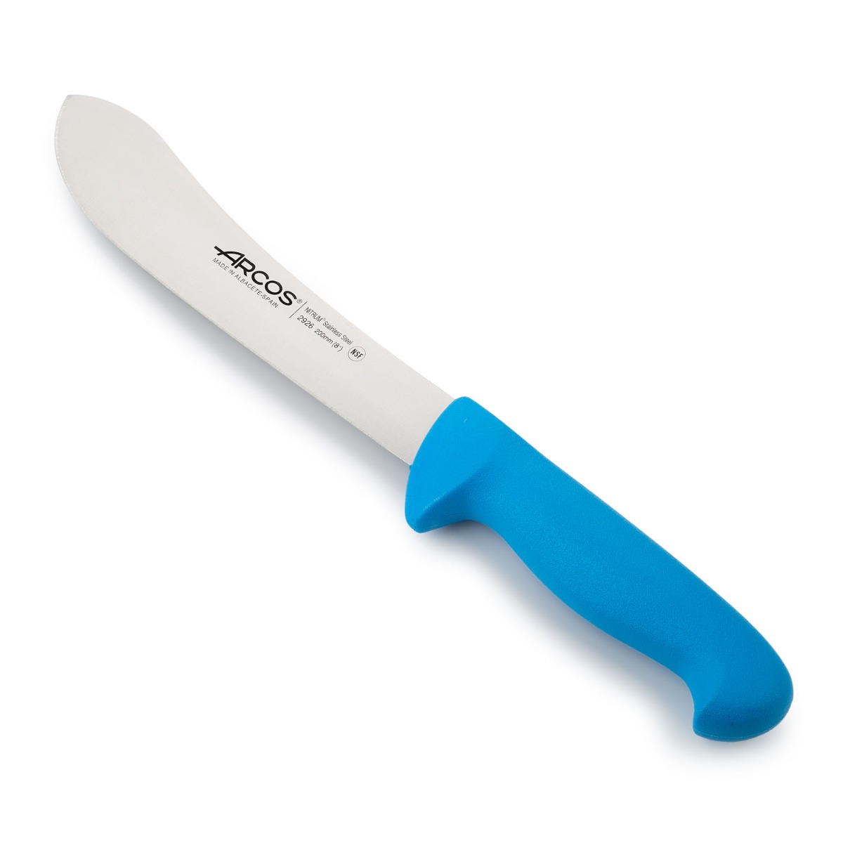 Arcos Blau Metzgermesser Farbe - Prof 292623 Aus Nitrum-Edelstahl Und Mango Ergonomische E Polypropylenklinge 20 Cm, Vitrine