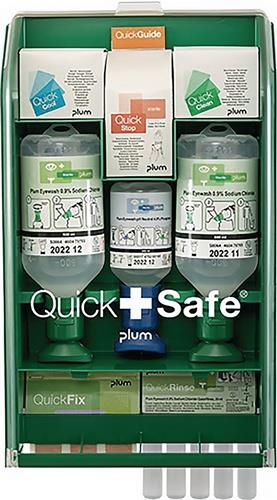 Plum QuickSafe Complete Wandbox - Augen- und Wundversorgung Set - 2x 500ml NaCl, 200ml pH-Neutral - ISO 13485 - Image 6