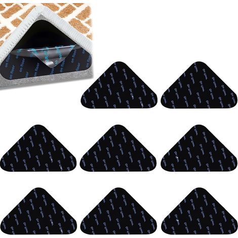 Anti-dérapant tapis parquet en polymère PU, forme cœur 9 x 9 cm, lot de 8