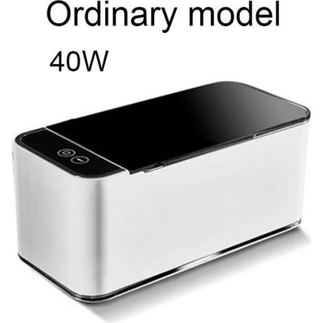 Nettoyeur à ultrasons 40 W, réservoir 700-900 ml, pour lunettes, bijoux et montres